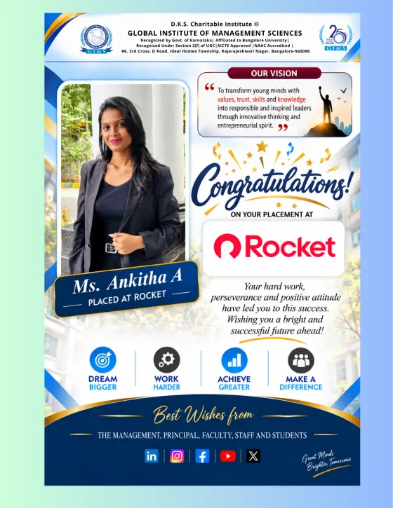 GIMS student placement announcement 9
